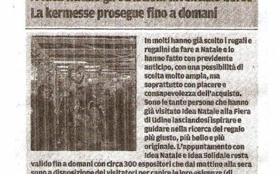 A Idea Natale gli striscioni diventano borse – Messaggero Veneto